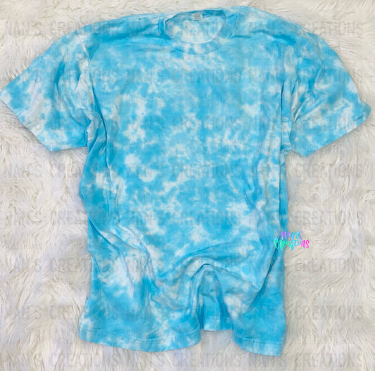 Skies Of Blue Tie Dye Blank