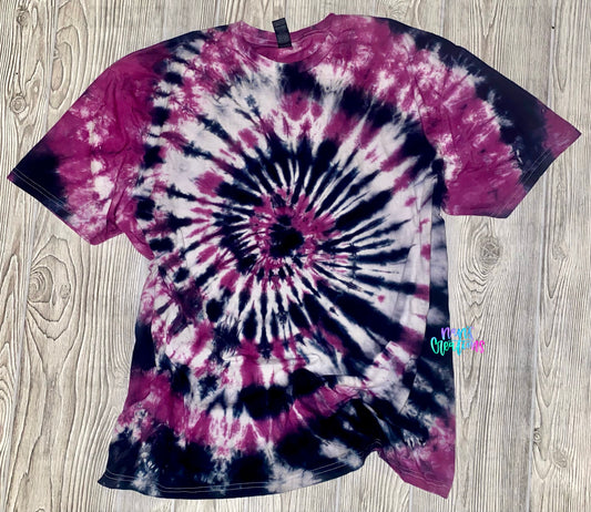 Black & Bruised Tie Dye Blank