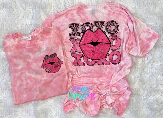 XOXO Tie Dye Tee